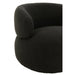 Fauteuil Zwart Schuim Rond 85 cm 85x82x72.5 cm-Fauteuils-J-Line