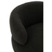 Fauteuil Zwart Schuim Rond 85 cm-Fauteuils-J-Line