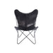 Fauteuil Zwart ijzer 65 cm 65x92x90 cm-Fauteuils-J-Line