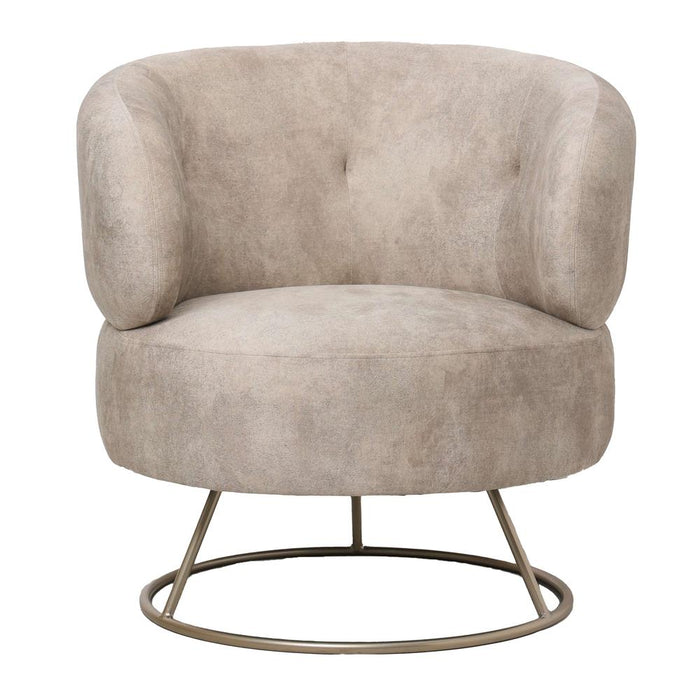 Fauteuils Carice Beige Fauteuil Infinity 2 Beige Goud-Fauteuils-PTMD