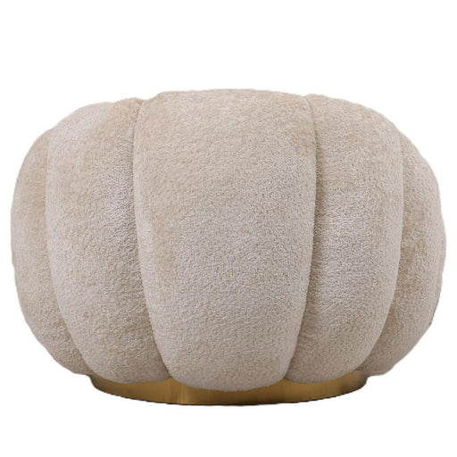 Fauteuils Daisy Fauteuil Crème Euphoria 2 Goud Base-Fauteuils-PTMD