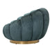 Fauteuils Daisy Fauteuil Teal Euphoria 13 Goud Base-Fauteuils-PTMD