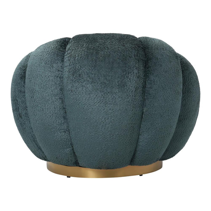Fauteuils Daisy Fauteuil Teal Euphoria 13 Goud Base-Fauteuils-PTMD