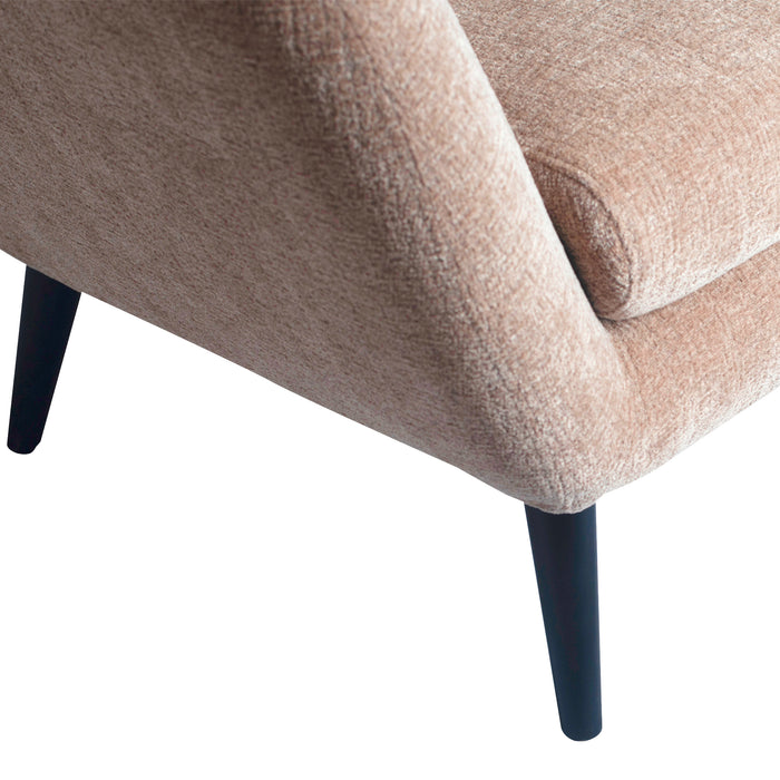 Fauteuils Donny Crème Fauteuil Zwart Houten-Fauteuils-PTMD