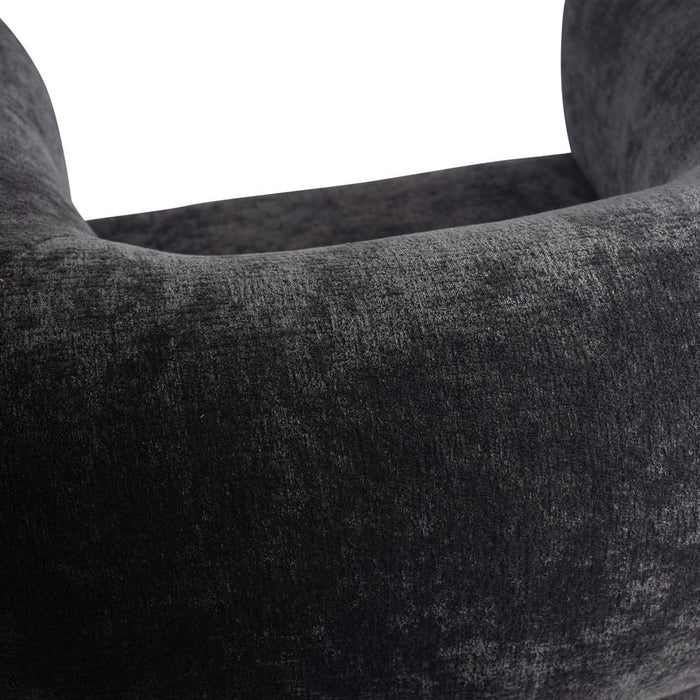 Fauteuils Elefan Anthracite Fauteuil Rond Armrest-Fauteuils-PTMD