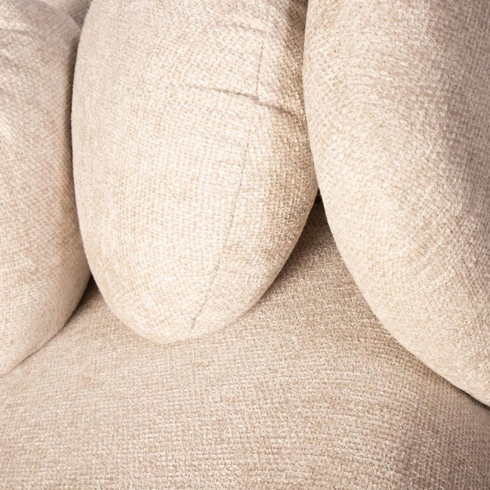 Fauteuils Fauteuil Aphrodite Crème Loveseat Legacy 15 Dove Stof-Fauteuils-PTMD