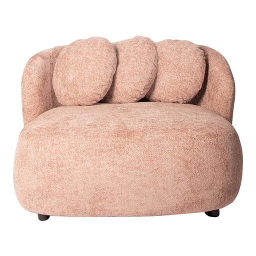 Fauteuils Fauteuil Aphrodite Roze Loveseat Legacy 14 Flamingo Stof-Fauteuils-PTMD