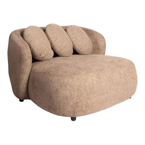 Fauteuils Fauteuil Aphrodite Taupe Loveseat Legacy 3 Mink Stof-Fauteuils-PTMD