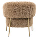 Fauteuils Hair Bruin Fauteuil Goud Metaal Base-Fauteuils-PTMD