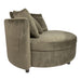 Fauteuils Lamp Fayen Fluweel Groen Fauteuil Half Rond KD-Fauteuils-PTMD