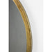 Feyza Spiegel Wandplank Rond Goud-Spiegels-Creating Home