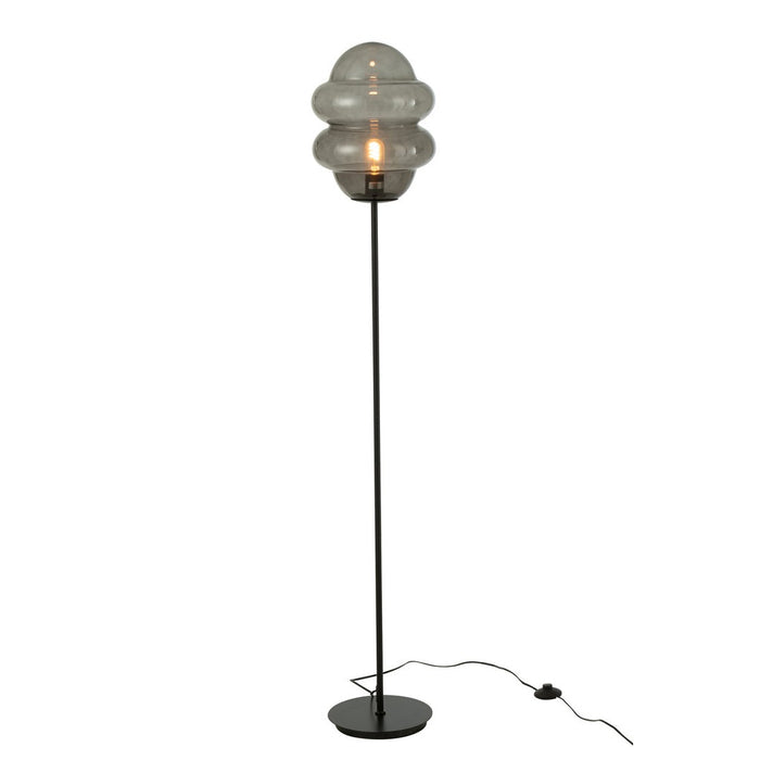 Floor Lamp Honey Spoon Glass Grey-Vloerlampen-J-Line