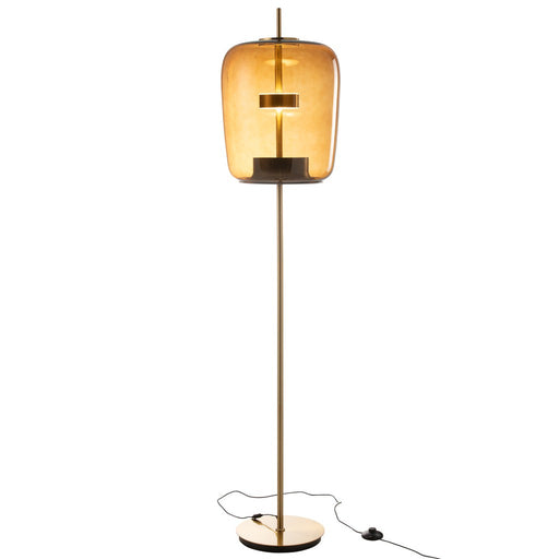 Floor Lamp Led Glass Brown-Vloerlampen-J-Line