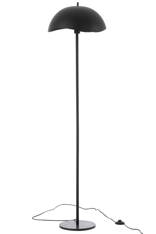 Floor Lamp Metal/Marble Black-Vloerlampen-J-Line