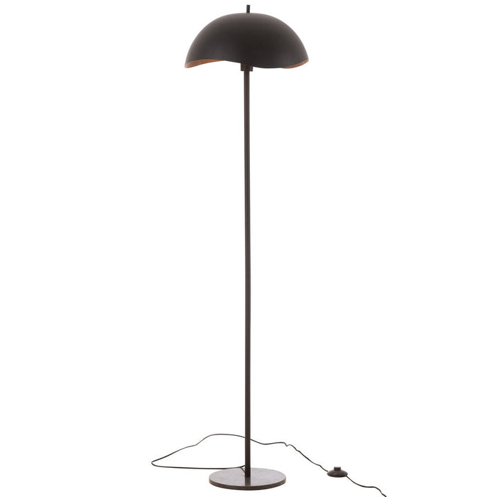 Floor Lamp Metal/Marble Black-Vloerlampen-J-Line