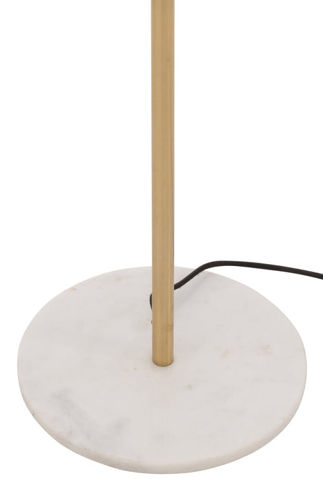 Floor Lamp Metal/Marble Gold-Vloerlampen-J-Line