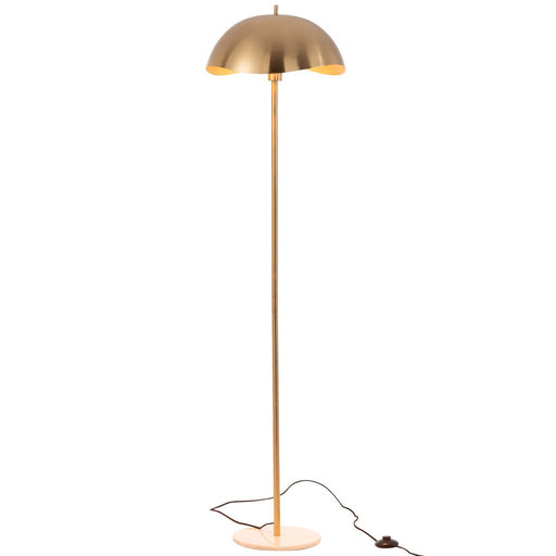 Floor Lamp Metal/Marble Gold-Vloerlampen-J-Line