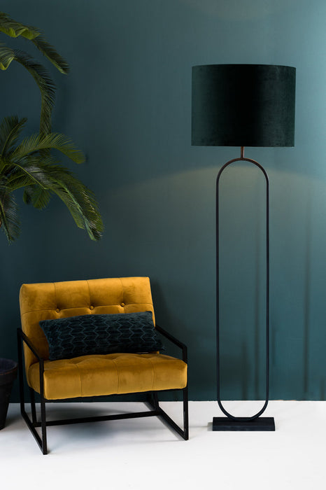 Floor lamp 30x15x142 cm JAMIRI matt black-Lampenvoeten-Light & Living