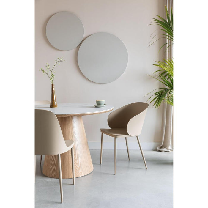 Gigi Stoel All Beige-Eetkamerstoelen-Creating Home
