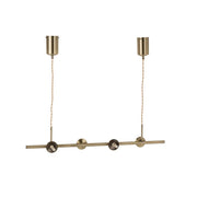 HANGLAMP YUKS 4 LAMPS STE GOLD 9.64x85x156 cm-Hanglampen-J-Line