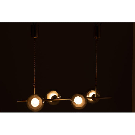 HANGLAMP YUKS 4 LAMPS STE GOLD-Hanglampen-J-Line