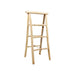 Handdoekenrek - licht teakhout-Decoratief ladders-HSM Collection