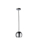 Hang Lamp Ball Metal Silver Small-Hanglampen-J-Line