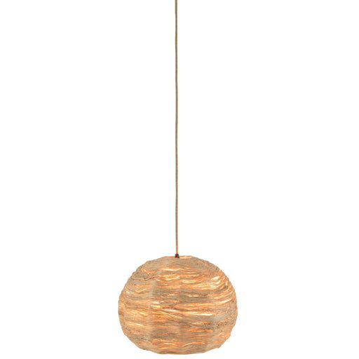 Hangende Lamp Ball Banana Leaf Natuurlijk Medium-Hanglampen-J-Line