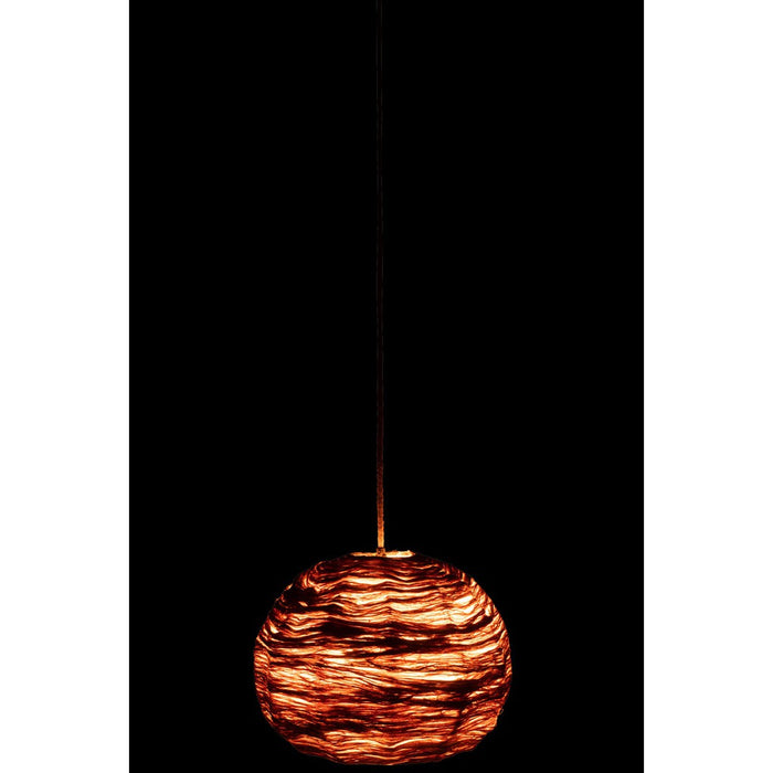 Hangende Lamp Ball Banana Leaf Natuurlijk Medium-Hanglampen-J-Line