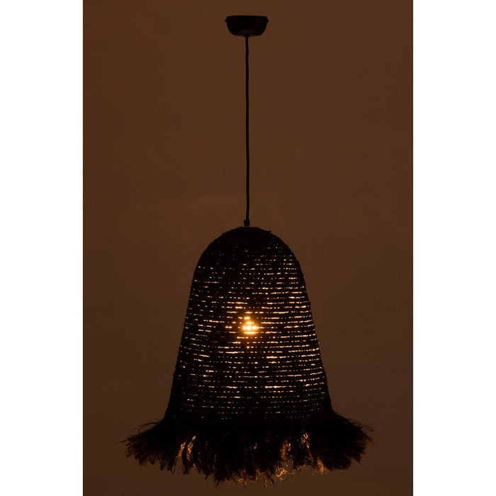 Hangende Lamp Ozie Bananas Fibres Zwart-Hanglampen-J-Line