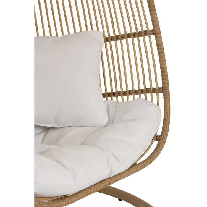 Hangende stoel Oval Steel Natuurlijk-Hangstoelen-J-Line