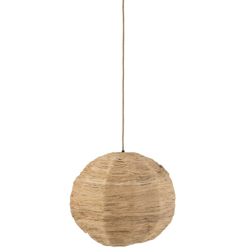 Hanging Lamp Ball Banana Leaf Natural Large-Hanglampen-J-Line