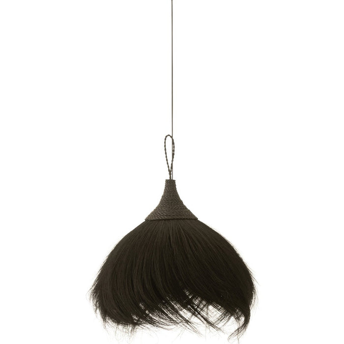 Hanging Lamp Ball Grass Black-Hanglampen-J-Line