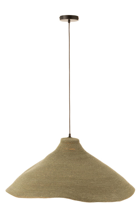 Hanging Lamp Cone Seagrass Green-Hanglampen-J-Line