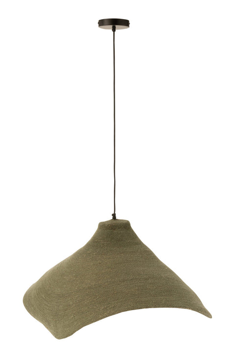 Hanging Lamp Cone Seagrass Green-Hanglampen-J-Line