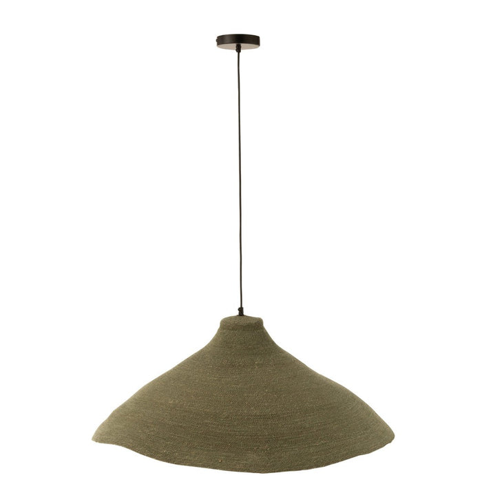 Hanging Lamp Cone Seagrass Green-Hanglampen-J-Line