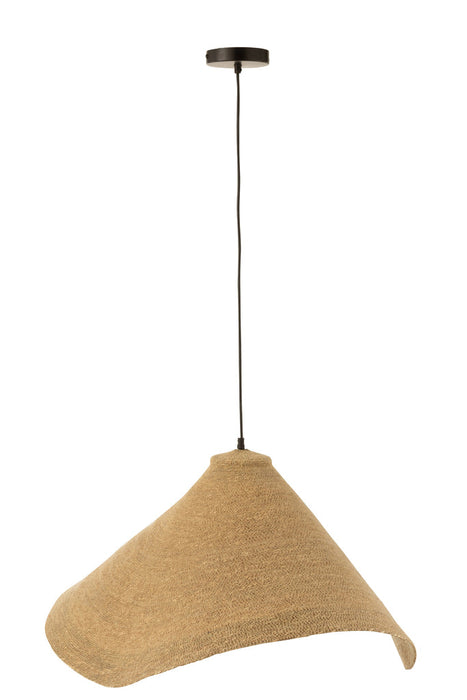 Hanging Lamp Cone Seagrass Natural-Hanglampen-J-Line