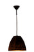 Hanging Lamp Cow Fur/Metal Black/White-Hanglampen-J-Line