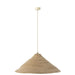 Hanging Lamp Hat Moonj Grass Light Natural Large-Hanglampen-J-Line