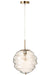 Hanging Lamp Honeycomb Glass Light Cognac-Hanglampen-J-Line