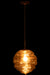 Hanging Lamp Honeycomb Glass Light Cognac-Hanglampen-J-Line