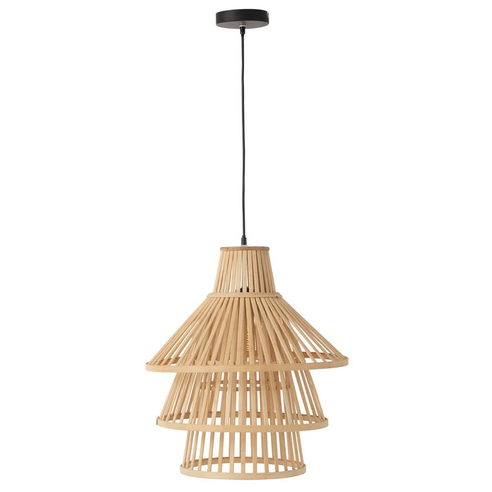 Hanging Lamp Layers Bamboo Natural Large-Hanglampen-J-Line