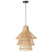 Hanging Lamp Layers Bamboo Natural Large-Hanglampen-J-Line