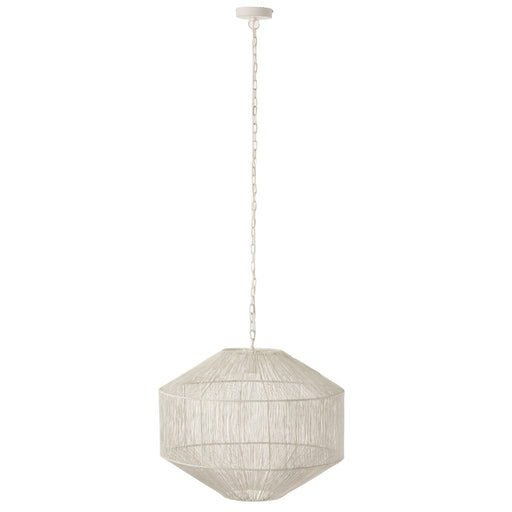 Hanging Lamp Metal Matte White-Hanglampen-J-Line