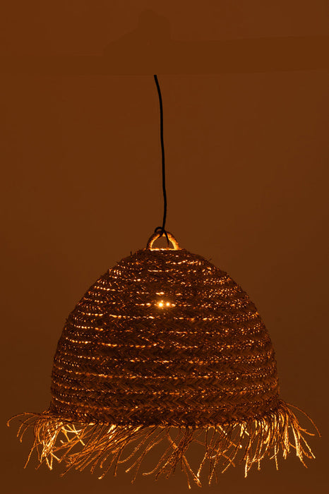 Hanging Lamp Orb Seagrass Natural-Hanglampen-J-Line