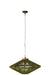 Hanging Lamp Ovni Iron/Jute Green Small-Hanglampen-J-Line