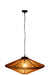 Hanging Lamp Ovni Iron/Jute Natural Medium-Hanglampen-J-Line