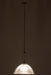 Hanging Lamp Round Glass/Metal White-Hanglampen-J-Line