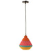 Hanging Lamp Stripes+Zigzag Top Seagrass Mix-Hanglampen-J-Line