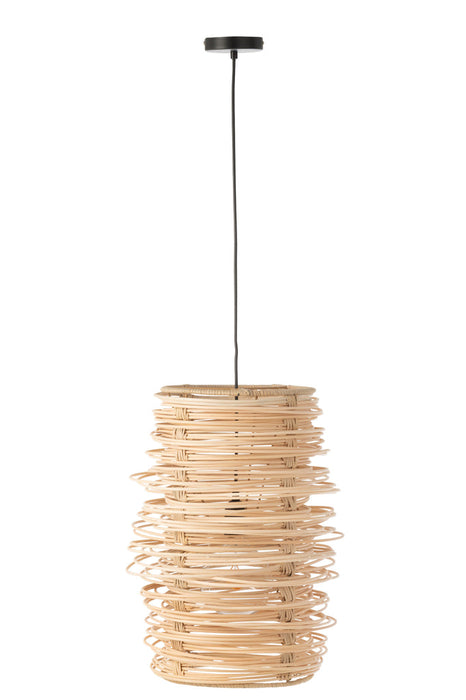 Hanging Lamp Wea Rattan Natural-Hanglampen-J-Line